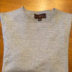 Robert Talbott sweater in light blue/grey. Nice!